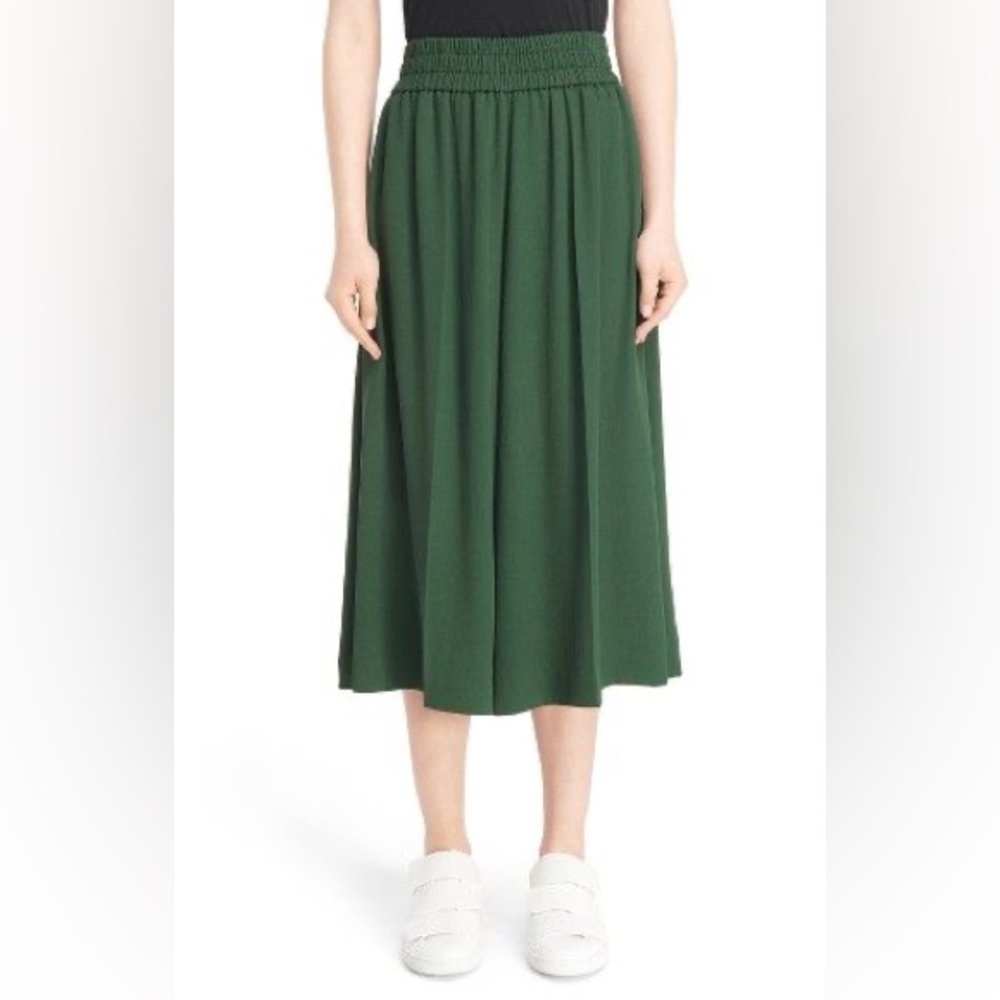 Acne studios imri twill culottes in green 40